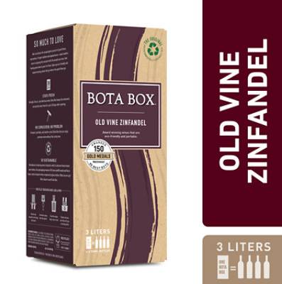 Bota Box Old Vine Zinfandel Red Wine - 3 Liter