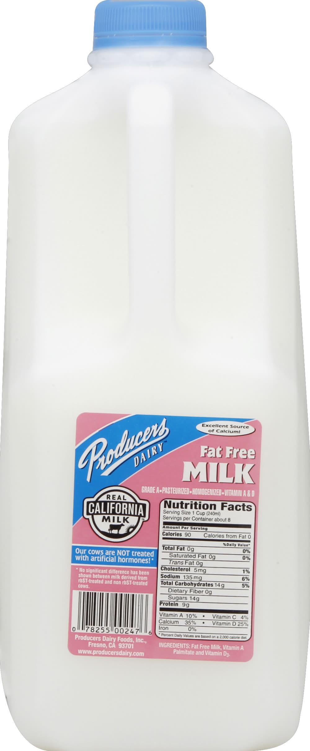 Producers Fat Free Skim Milk (4.18 lbs)