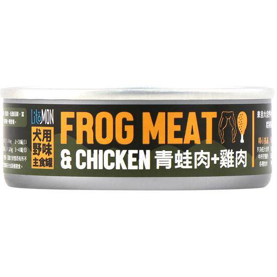【怪獸部落】犬野味主食罐-青蛙雞肉82g#20776015
