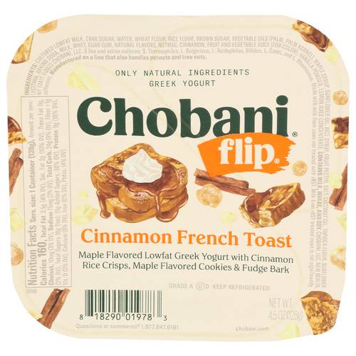 Chobani Flip Greek Yogurt (Cinnamon French Toast)