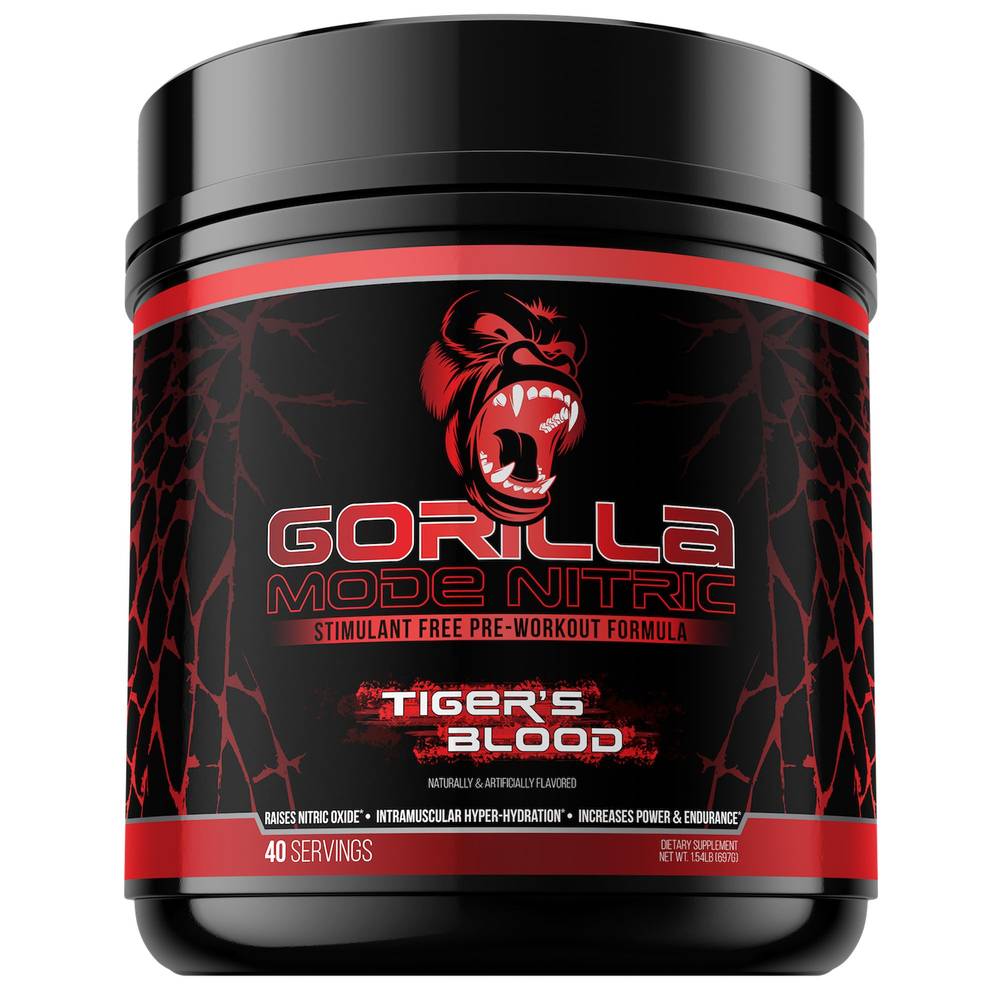 Gorilla Mode Nitric Pre Workout Tigers Blood