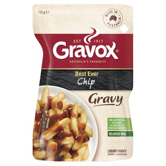 Gravox Best Ever Chip Liquid Gravy Pouch 165g