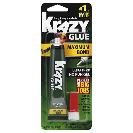 Krazy Glue Maximum Bond Ultra Thick Gel (0.7 oz)