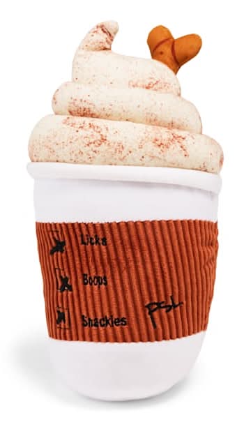 Youly Pumpkin Spice Latte Plush Dog Toy Delivery Near Me | Order