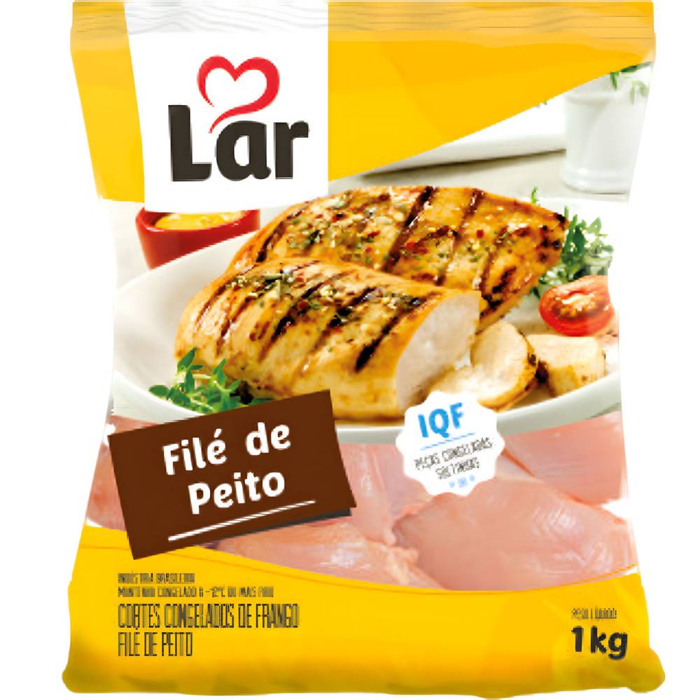 Lar filé de peito de frango congelado (1kg)