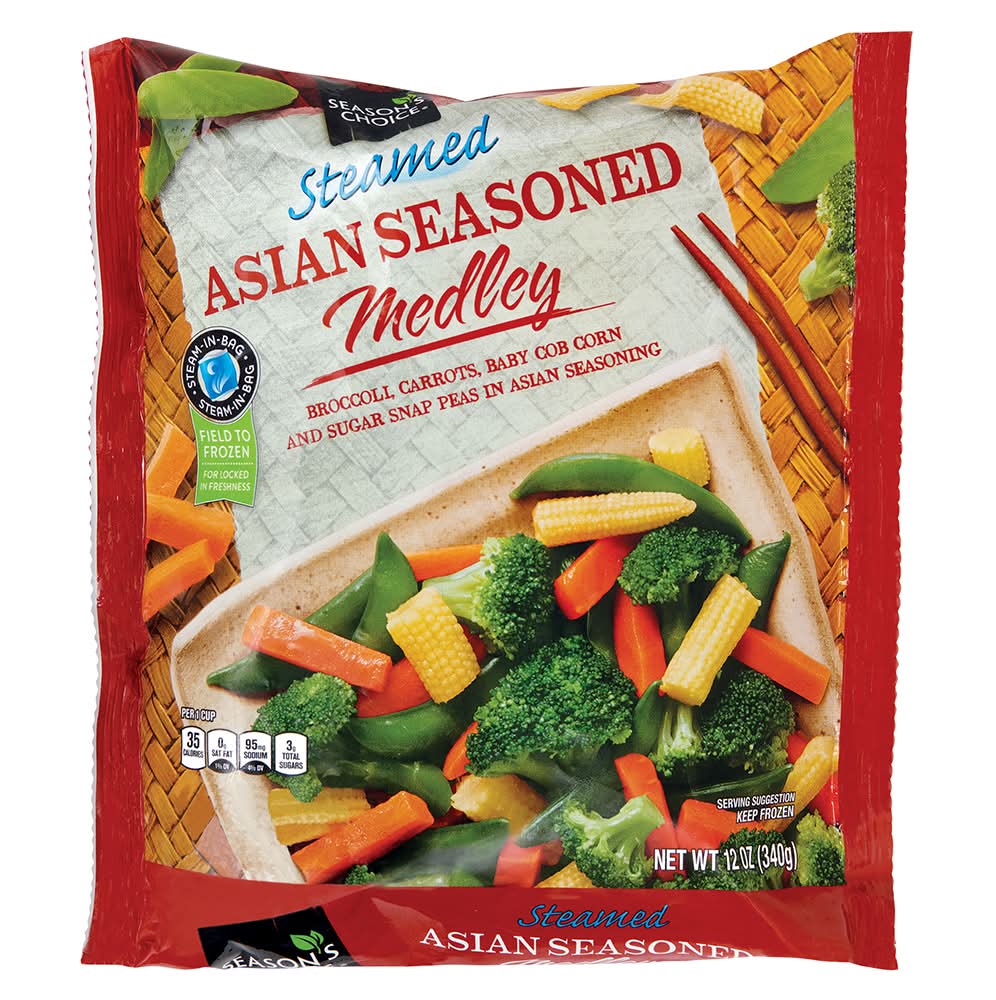 Season's Choice Steamed Asian Seasoned Medley (12 oz)