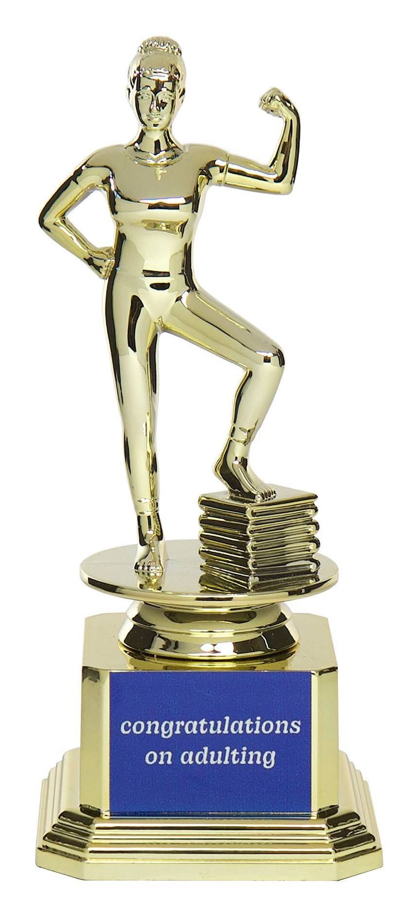 Paper Riot Co. Congrats on Adulting Unweighted Trophy