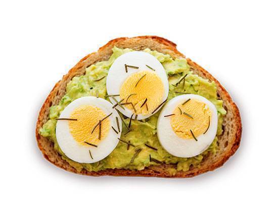 Tostada de Aguacate Huevo Duro