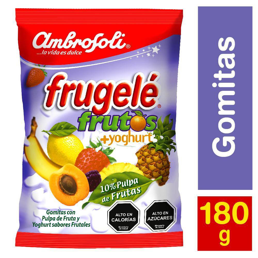 Ambrosoli · Gomitas frugelé frutos con yogur (180 g)