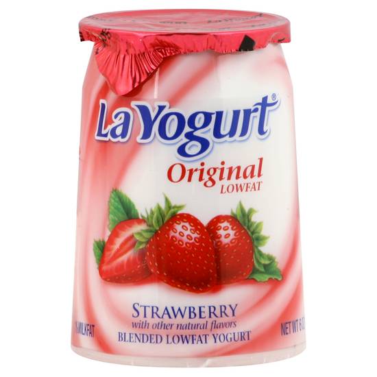 La Yogurt 1% Lowfat Strawberry Flavor Blended Yogurt