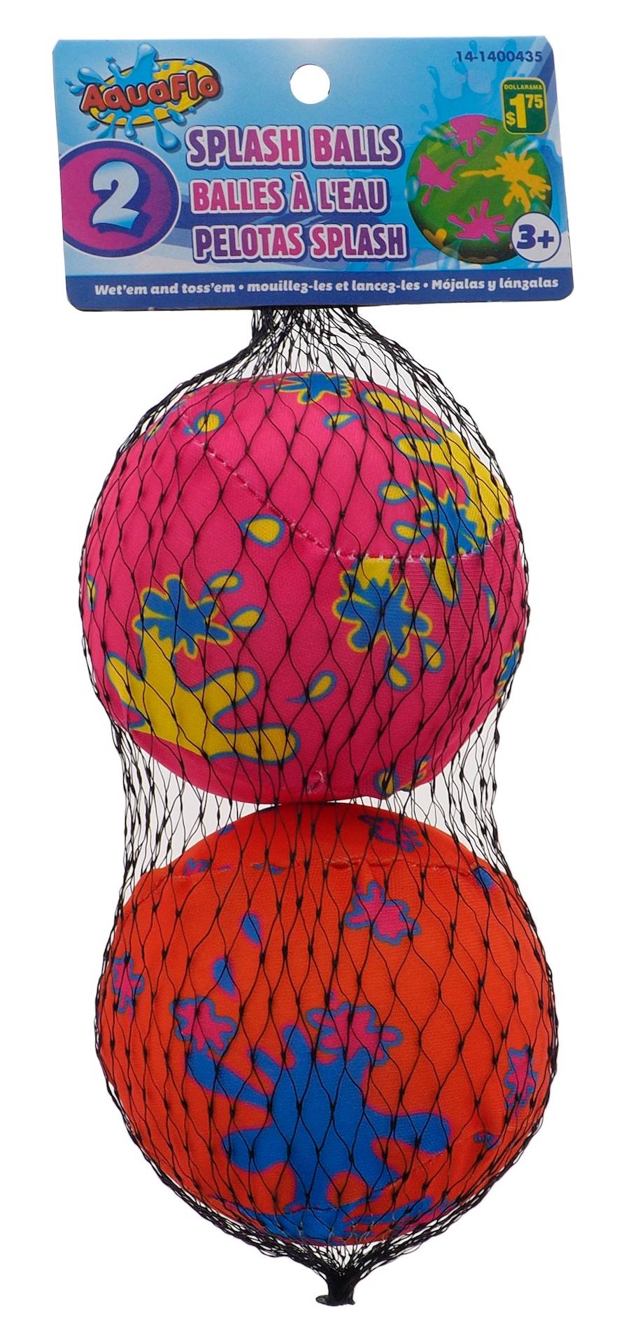 Dollarama Splash Bomb Balls, 24 cm, Assorted (2 ct)