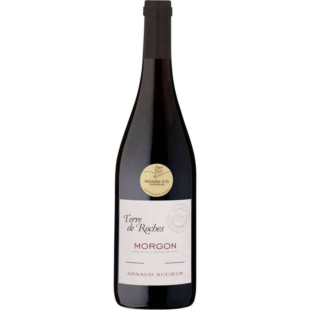 Arnaud Aucœur - Vin rouge morgon terre de roches domestique (750 ml)