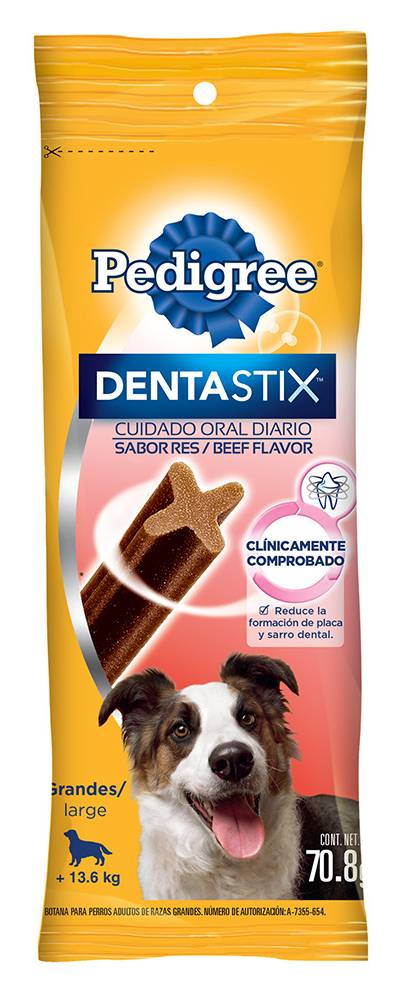 Pedigree · Botana para perro adulto dentastix, res (3 un)
