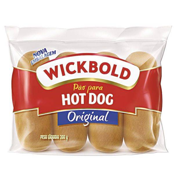 Wickbold pão de hot dog (200g)