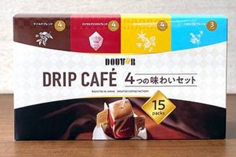 ドリップカフェ15PK・4つの味わいセット