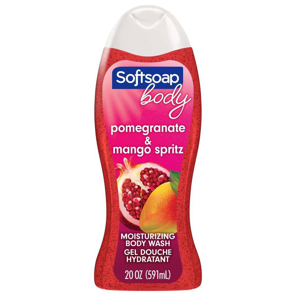 Softsoap Juicy Pomegranate & Mango Moisturizing Body Wash