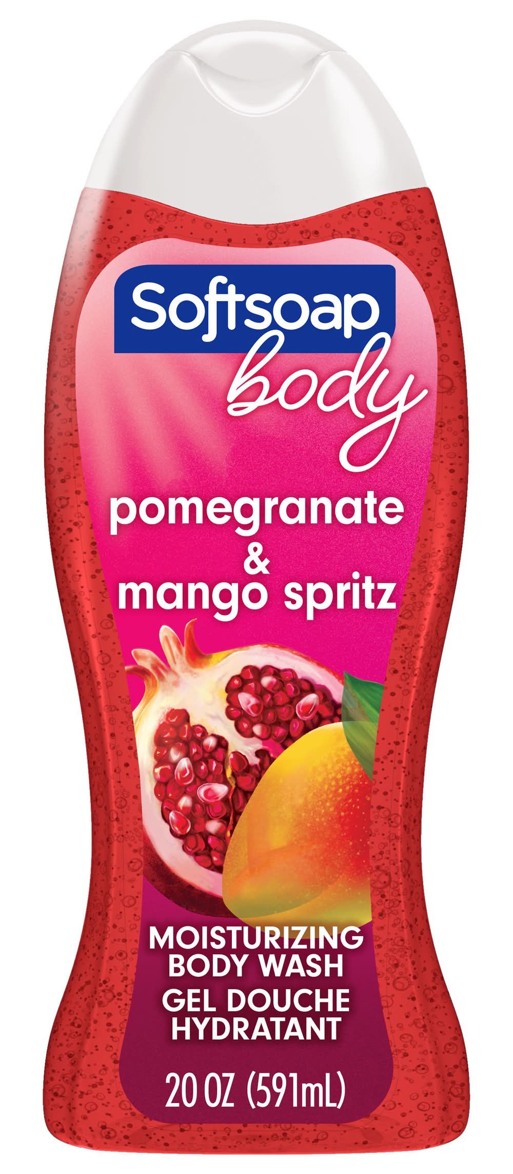 Softsoap Moisturizing Body Wash, Pomegranate-Mango (20 fl oz)