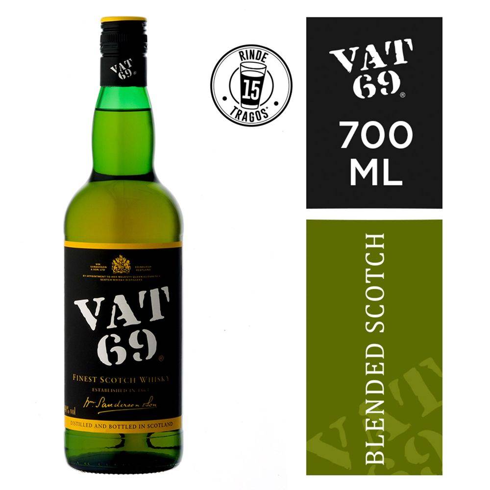 Vat 69 Whisky blended scotch Delivery Near Me | Order Online