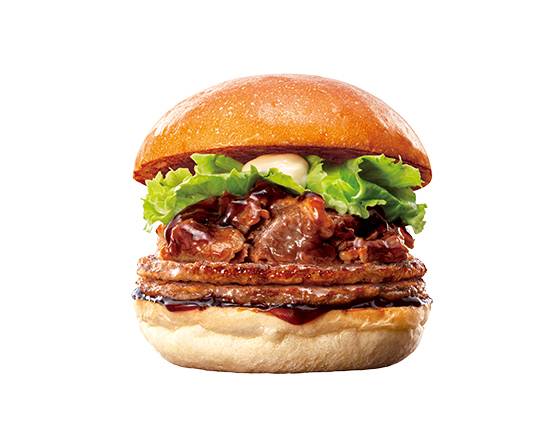 【単品】ダブルパティ牛すき焼きバーガー Double Patty Beef Sukiyaki Burger