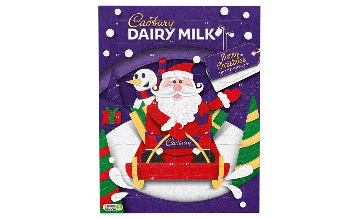 Cadbury Dairy Milk Advent Calendar 90g (383522)