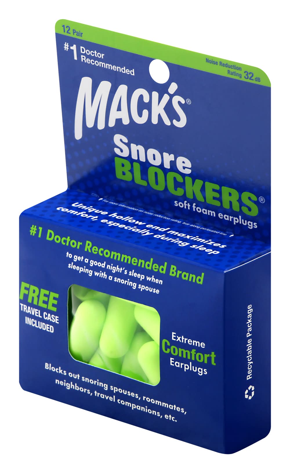 Mack's Snore Blockers Soft Foam Earplugs (1 oz) | Delivery Near You ...