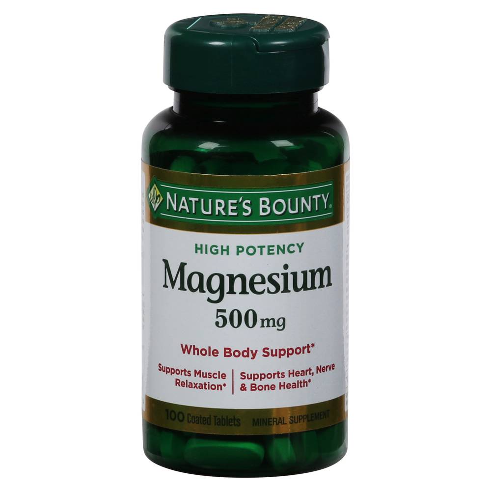 Nature's Bounty Magnesium 500mg Tablets (2.2 lbs)