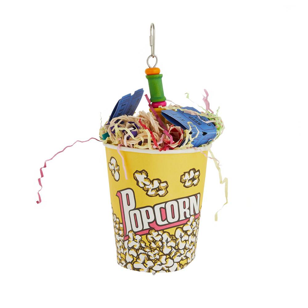 All Living Things® Movie Time Popcorn Bird Toy (Size: Medium)