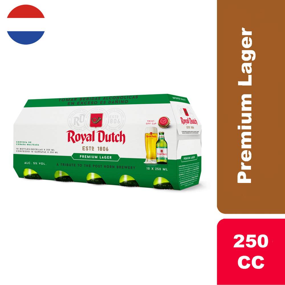 Royal Dutch · Cerveza lager (10 x 250 ml)