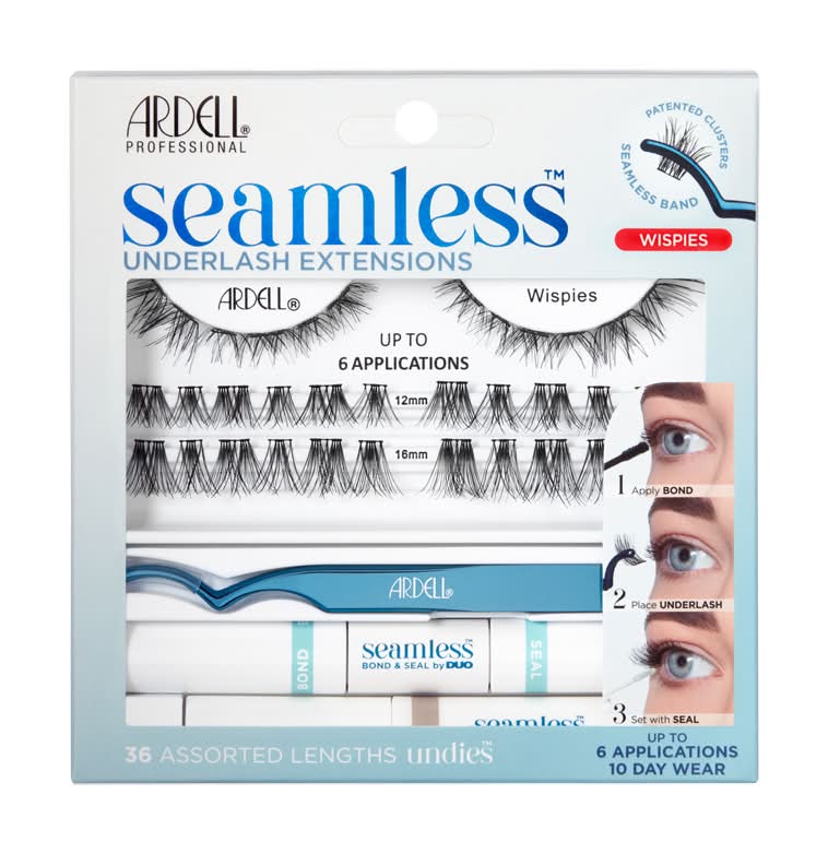 Ardell kit d'extension sans couture wispies de longueurs assorties - ardell seamless underlash extension wispies kit (36 ct)