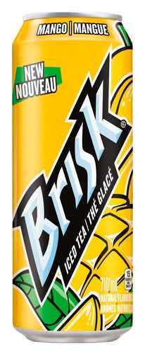Brisk Thé Glacé Mangue 710 Ml (Canette) / Brisk Iced Tea Mango 710 ml (can)