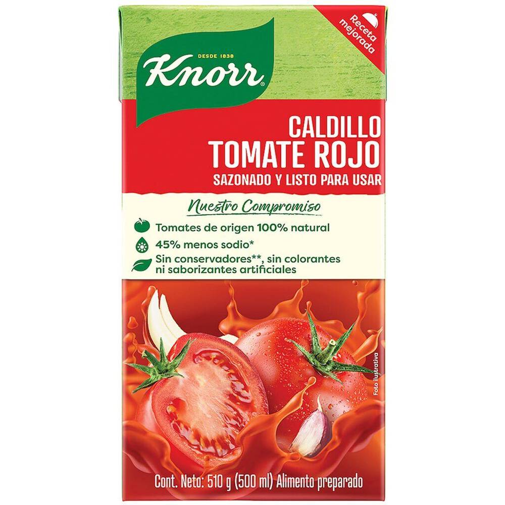 Knorr caldillo tomate rojo (cartón 500 ml)
