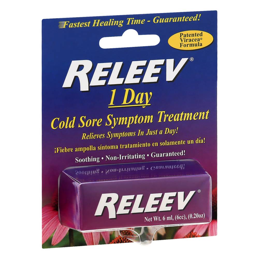 Releev 1 Day Cold Sore Symptom Treatment (6 ml)