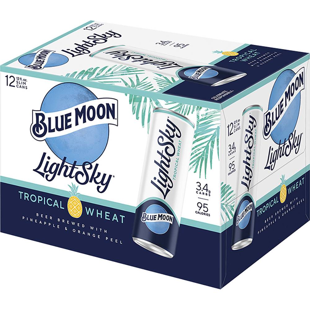 Blue Moon Light Sky Tropic Wheat Beer (12 ct, 12 fl oz)