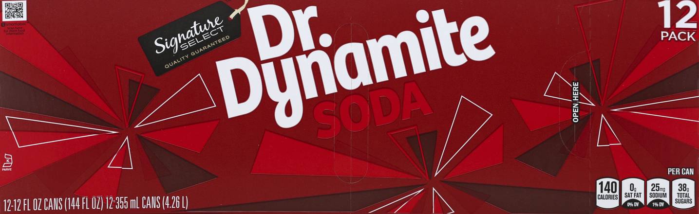 Signature Select Dr. Dynamite Soda (12 x 12 fl oz)