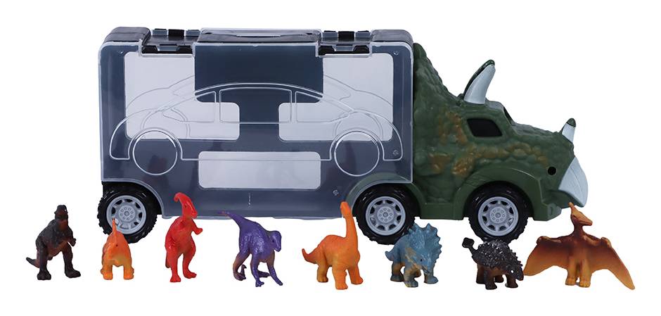 Miniso · Vehículo de juguete con dinosaurios (8 un)