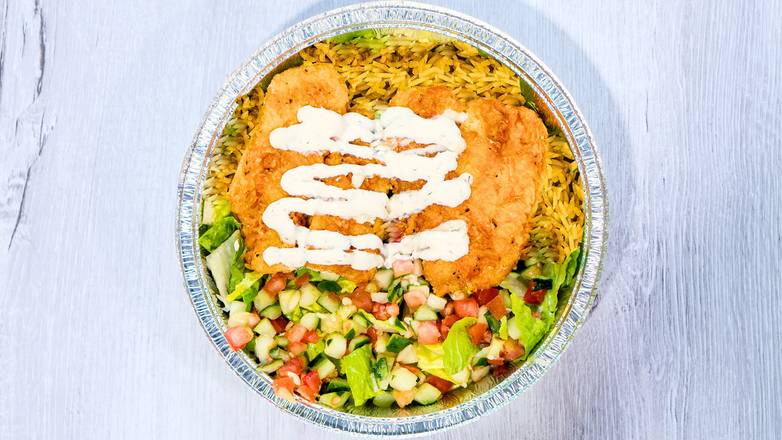 Fried Fish Over Rice