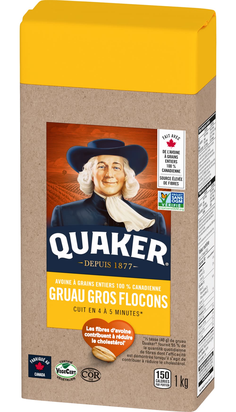 Quaker flocons d'avoine à grosses - large flake oats