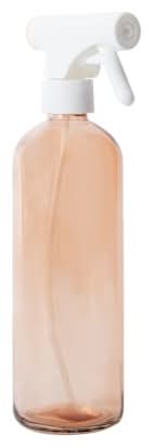 Tinted Glass Spray Bottle 16.9oz Orange