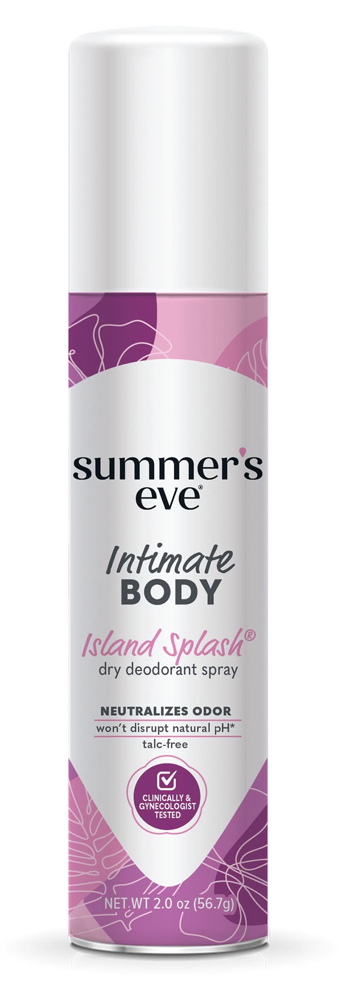 Summer's Eve Island Splash Freshening Deodorant Spray, Women (2 oz)