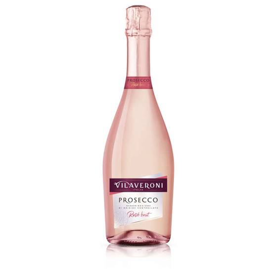 Prosecco - Brut - Vin rosé effervescent 75cl VILAVERONI