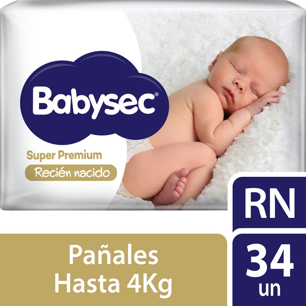 Babysec pañal desechable recién nacido
