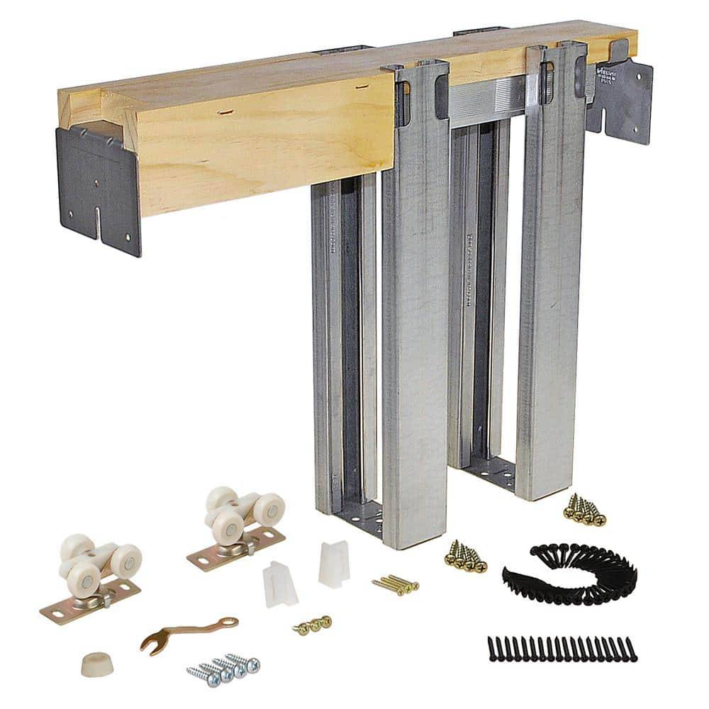 Johnson Hardware 1500 Series 24 In. To 36 In. X 80 In. Universal Pocket Door Frame For 2X4 Stud Wall