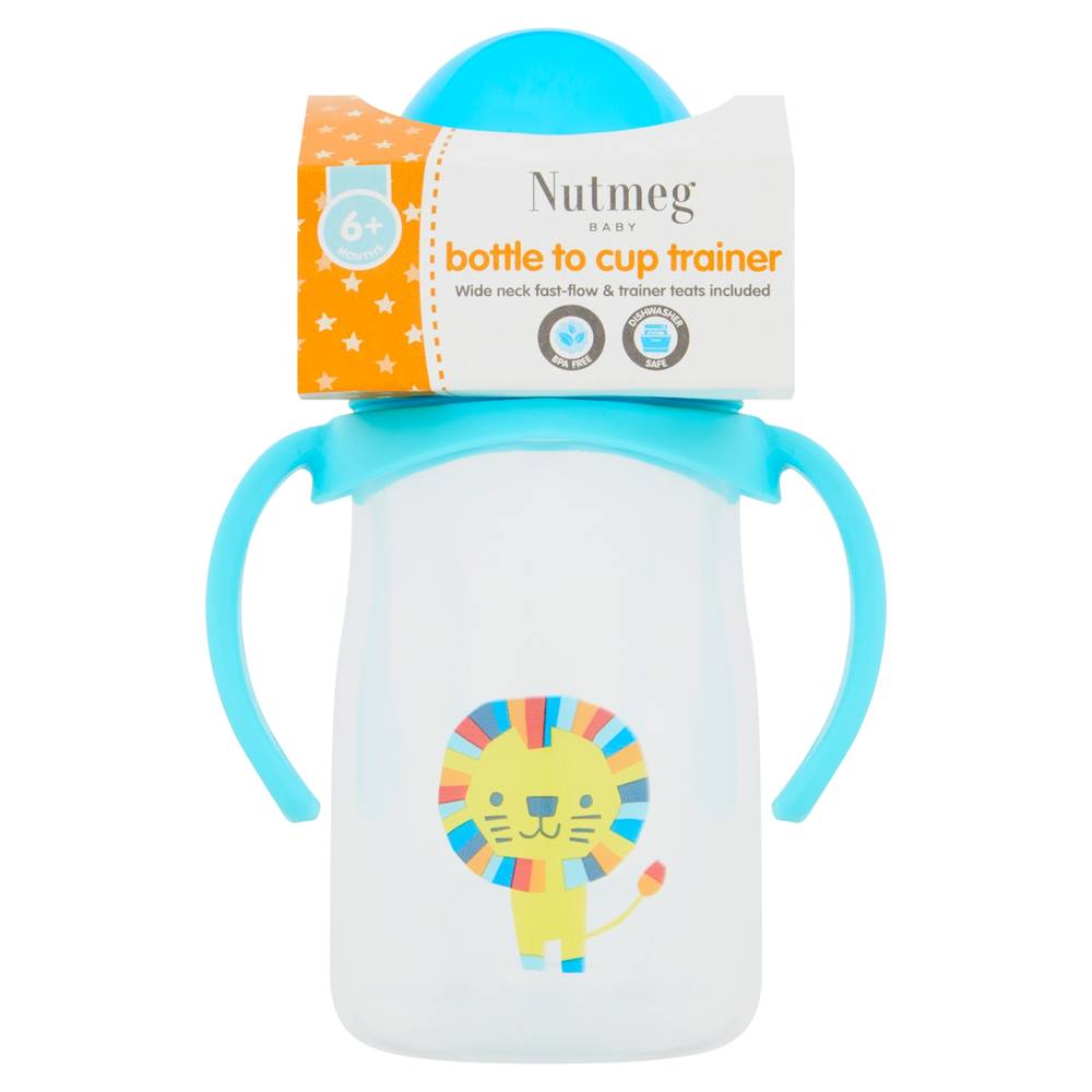 Nutmeg Bottle-To-Cup Trainer 6+ Months 250ml