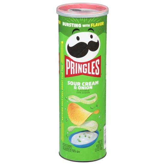 Pringles Sour Cream and Onion Flavored Potato Crisps