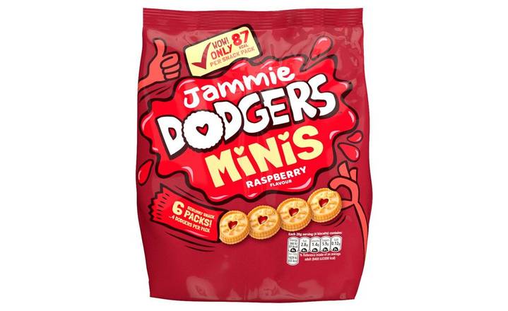 Jammie Dodger Minis 20g 6 pack (403734) 