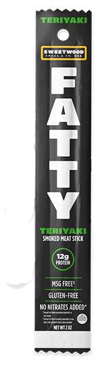 Sweetwood Fatty Teriyaki Smoked Meat Stick 2oz