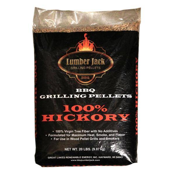 Lumber Jack 100% Hickory BBQ Grilling Pellets