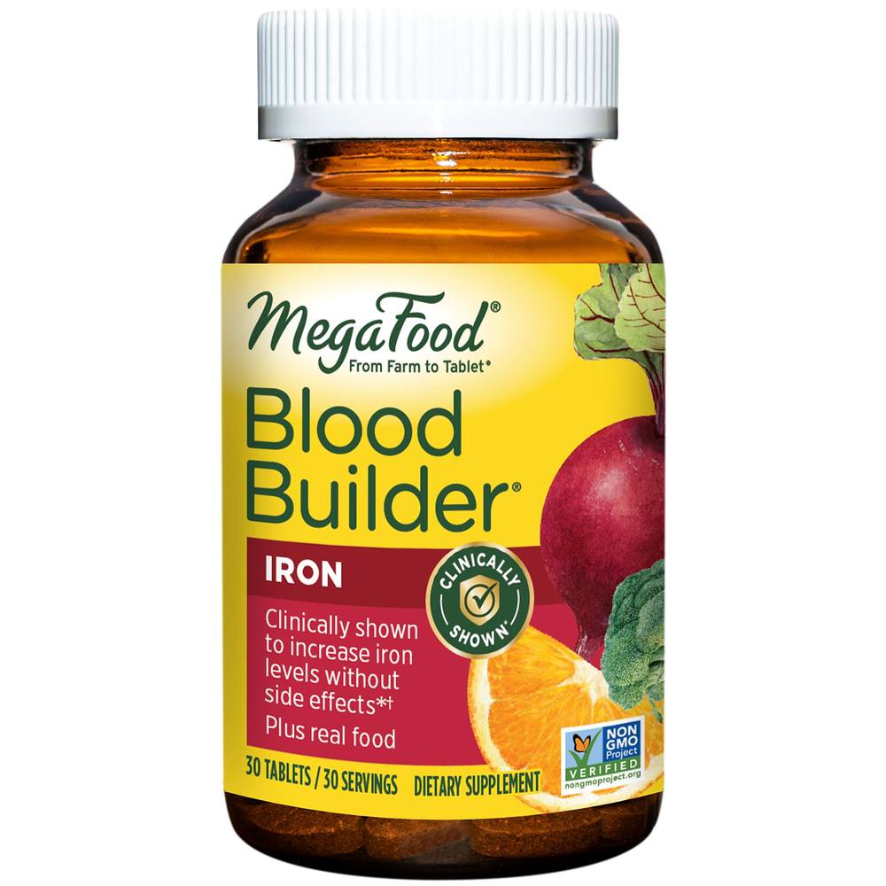 MegaFood Blood Builder Iron Dietary Supplement (30 ct)