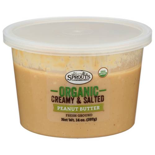 Sprouts Organic Creamy & Salted Peanut Butter