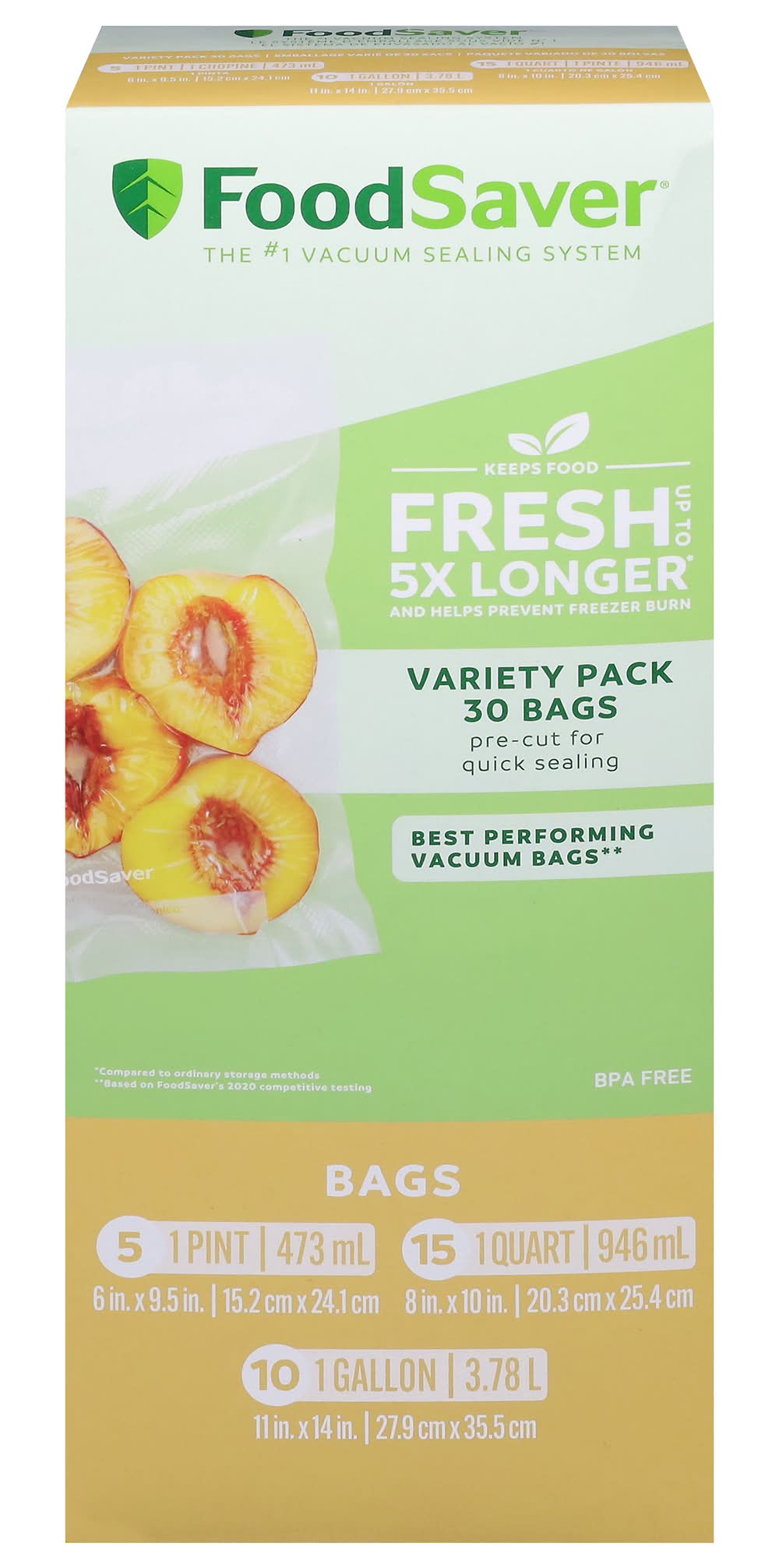 FoodSaver Pre Cut Bags (30 ct)